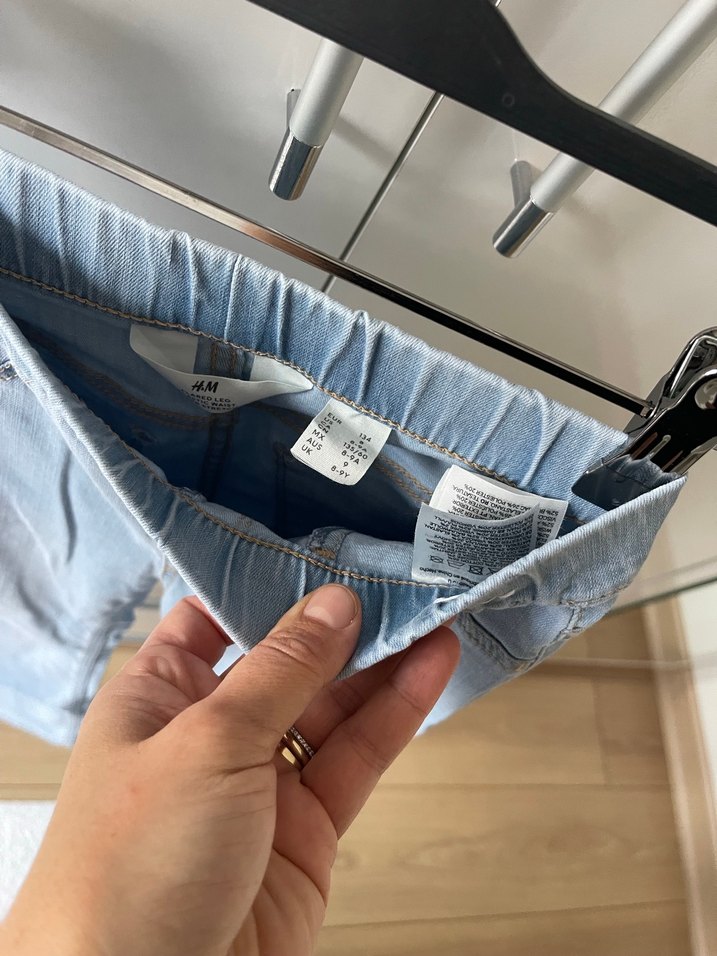 Kadın Mavi Loose Fit Midi Denim Pantolon - Görsel 5