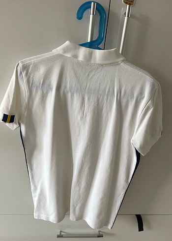 Erkek Beyaz Kısa Kollu Polo Tişört - Görsel 4