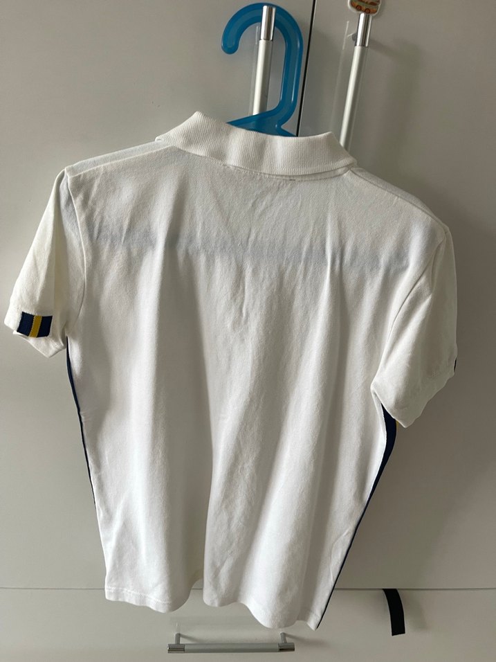 Erkek Beyaz Kısa Kollu Polo Tişört - Görsel 4