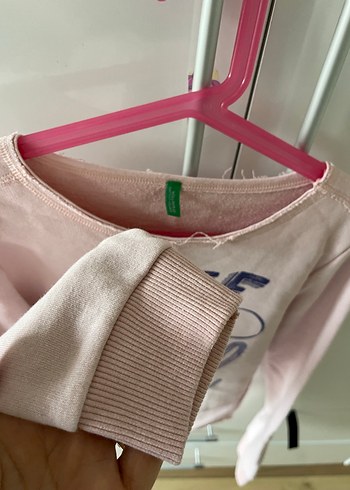 Pembe Uzun Kollu Kız Tişörtü - Görsel 4