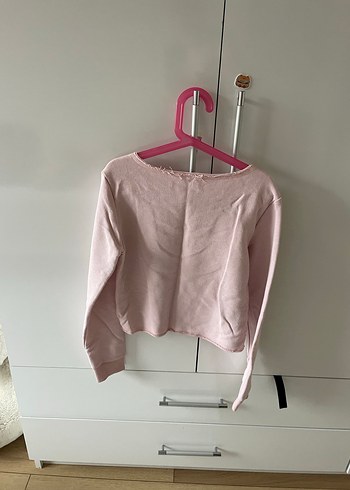 Pembe Uzun Kollu Kız Tişörtü - Görsel 5