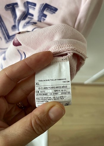 Pembe Uzun Kollu Kız Tişörtü - Görsel 6