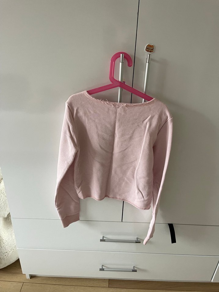 Pembe Uzun Kollu Kız Tişörtü - Görsel 5