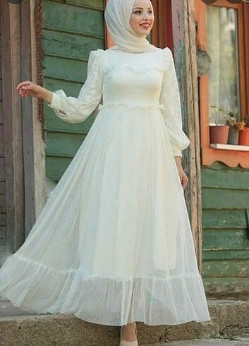 Beyaz nikah elbisesi, özel gün elbisesi 