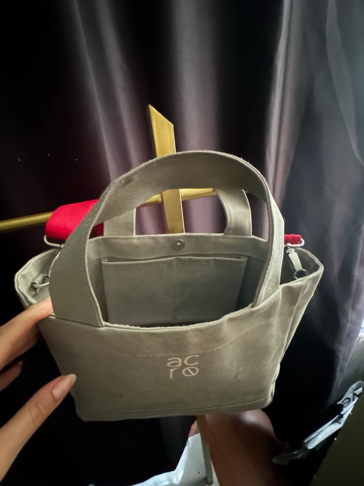 Gri Kadın Sokak kol Çantası - Görsel 2