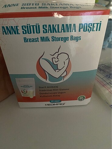 Anne sütü saklama poşeti