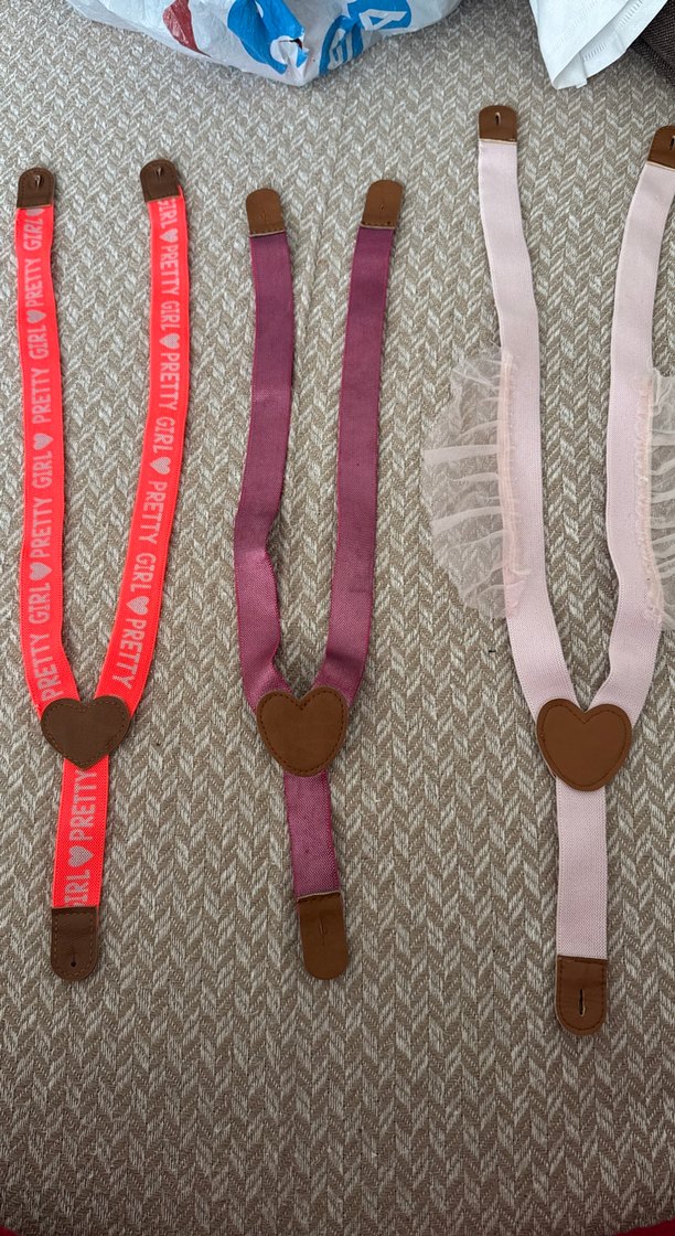 Çocuk Askı Kemerler - Pembe Tonlar - Görsel 2