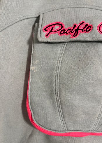 Mint yeşili Kapüşonlu kız çocuk Eşofman Takımı - Görsel 6