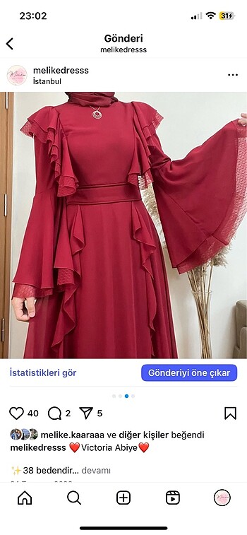 38 Beden Tesettür abiye