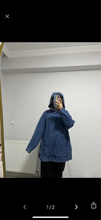 Touche denim tunik