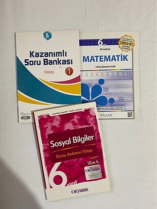 6. sınıf test kitapları