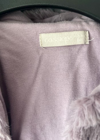 Kürklü Mor Bebek Tulumu - Görsel 3