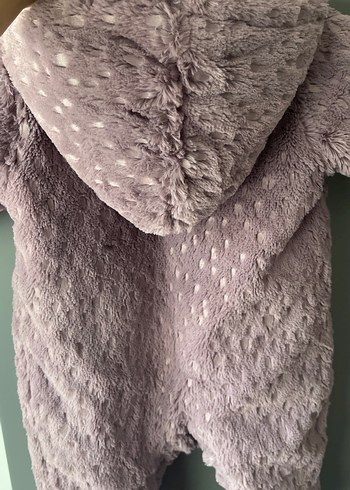 Kürklü Mor Bebek Tulumu - Görsel 6