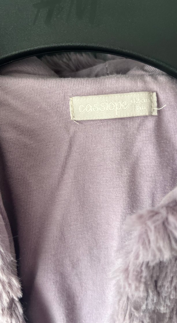 Kürklü Mor Bebek Tulumu - Görsel 3