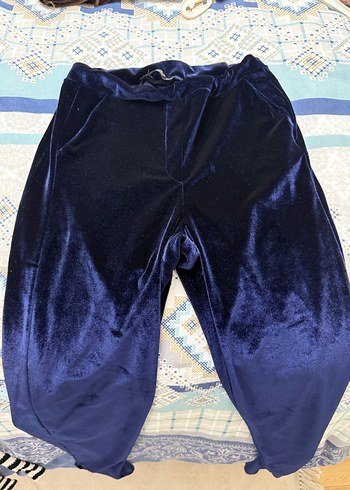 Lacivert Kadın Midi Kısa Kollu Salaş ikili takım - Görsel 4