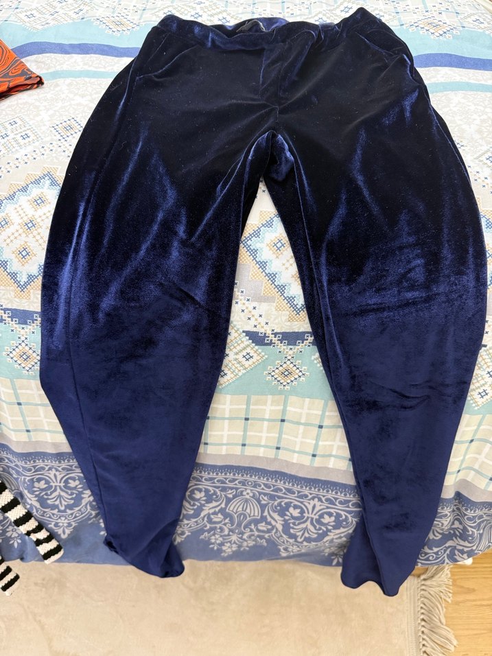 Lacivert Kadın Midi Kısa Kollu Salaş ikili takım - Görsel 3