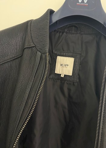 Siyah Deri Biker Ceket e - Görsel 5