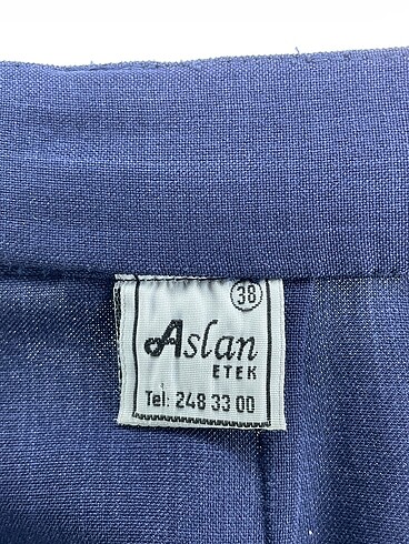 38 Beden lacivert Renk PreLoved Kumaş Pantolon %70 İndirimli.