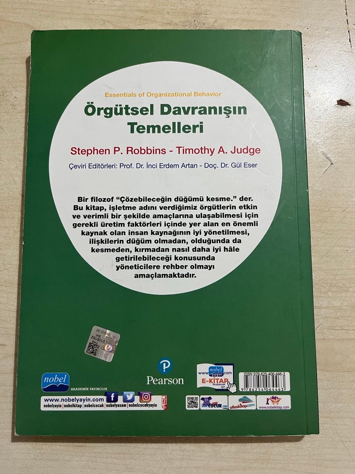 Örgütsel Davranışın Temelleri - Robbins & Judge - Görsel 2