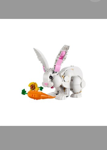 Diğer LEGO Creator Beyaz Tavşan 3'ü 1 Arada Set