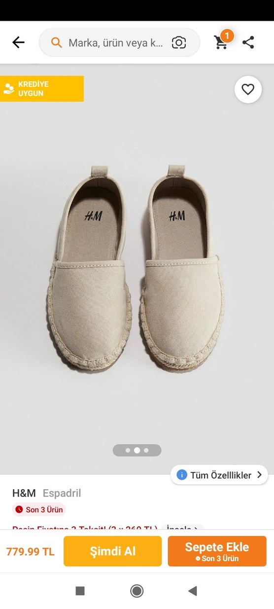 Bej Süet Kadın Espadril - Görsel 2