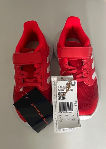 Kız Çocuk Kırmızı Cırtlı Spor Ayakkabı - Görsel 3