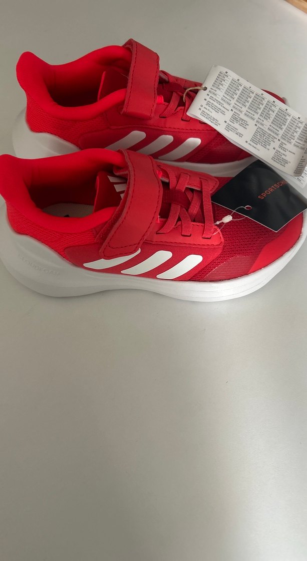 Kız Çocuk Kırmızı Cırtlı Spor Ayakkabı - Görsel 2