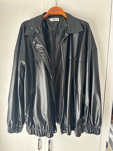 Mai collection oversize suni deri ceket