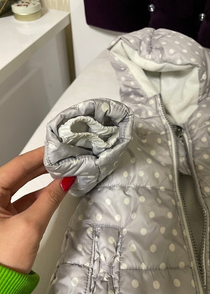 12 aylık kız Çocuk Mont - Görsel 3