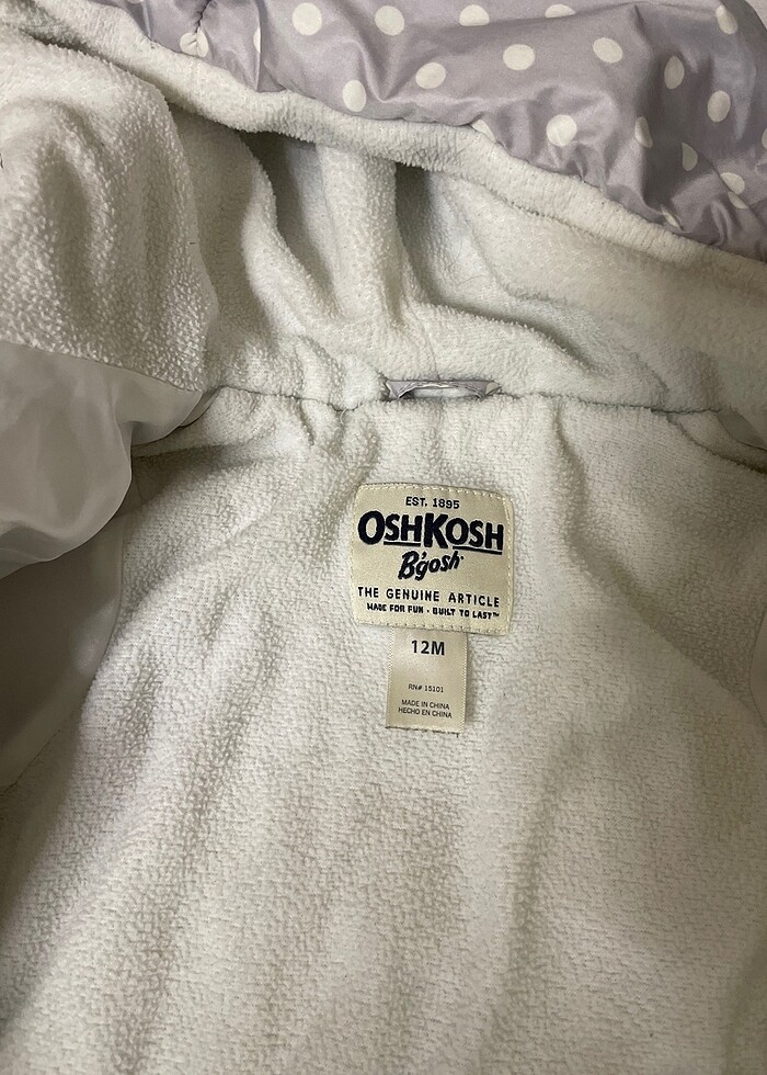 12 aylık kız Çocuk Mont - Görsel 5