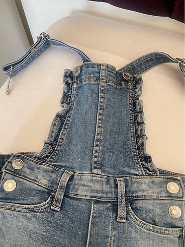 Kız Çocuk Kot Tulum Salopet H&M - Görsel 3