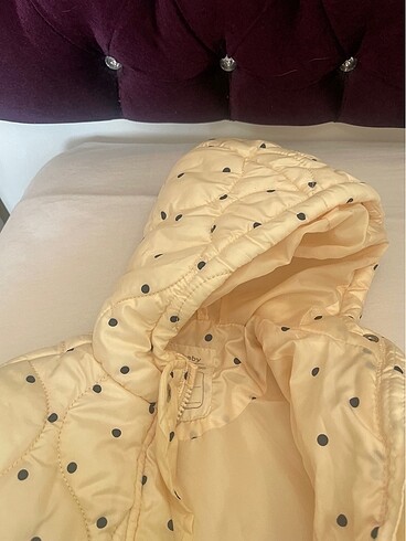 Kız Çocuk Mont Puantiyeli - Görsel 4