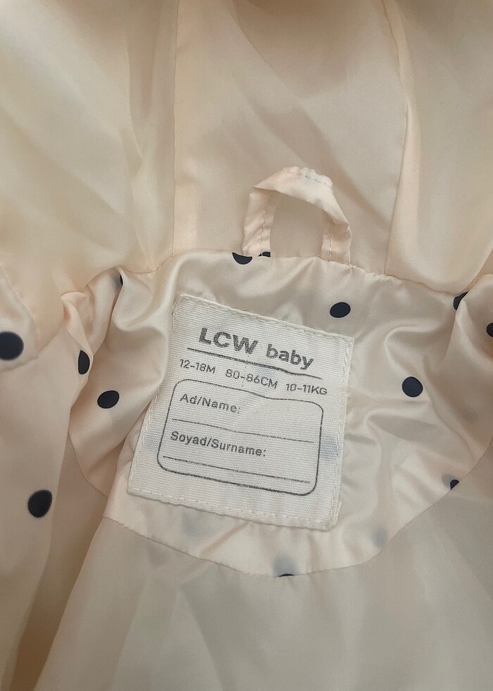 Kız Çocuk Mont Puantiyeli - Görsel 5