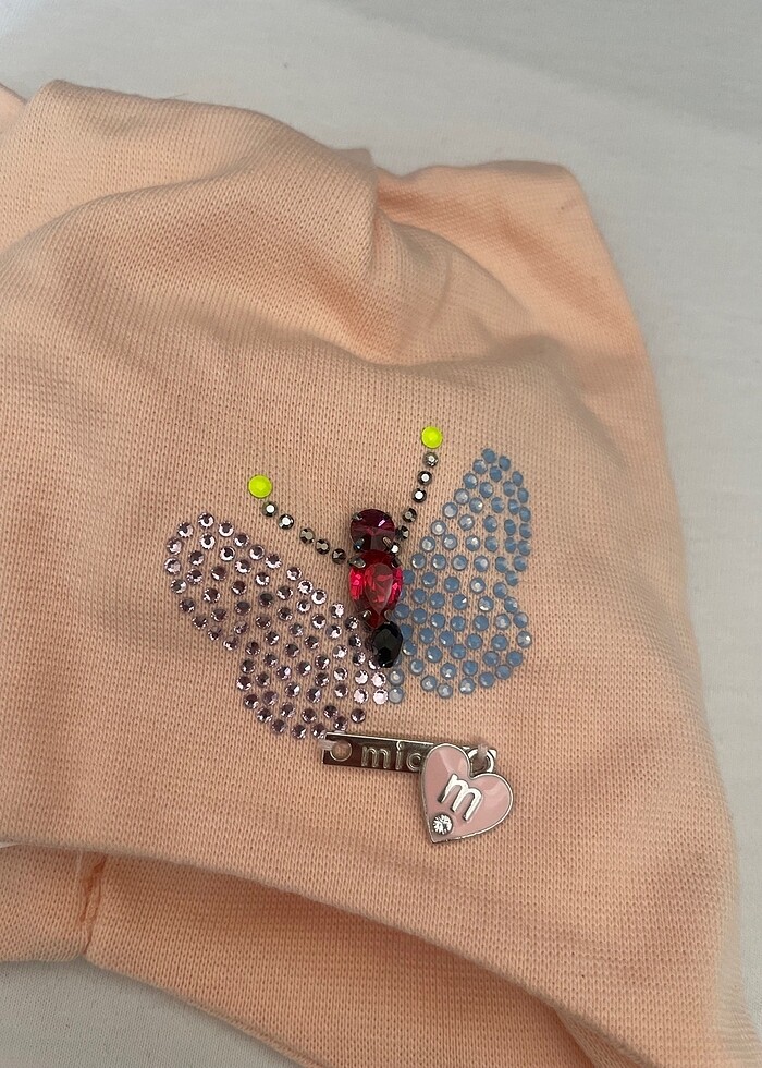 Kız Çocuk Taşlı Şapka - Görsel 2