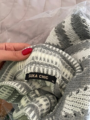 Çizgili Triko Takım - Görsel 6