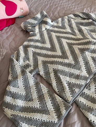 Çizgili Triko Takım - Görsel 5