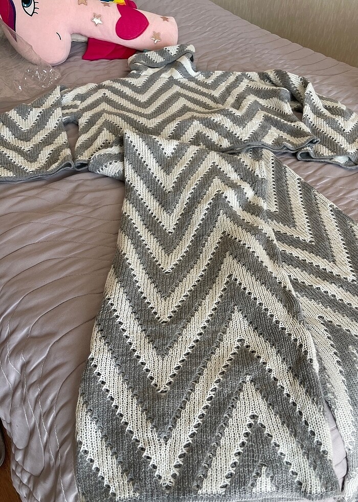 Çizgili Triko Takım - Görsel 4