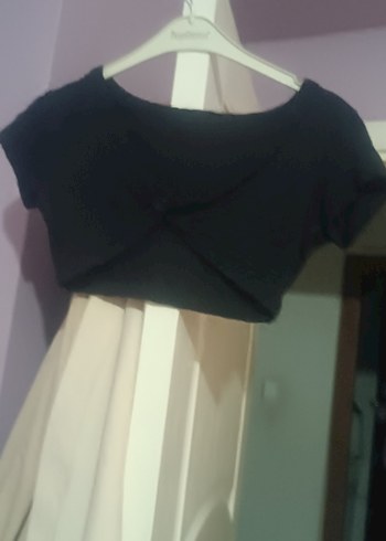 Siyah Kısa Kollu Düğmeli Kız Bolero - Görsel 2