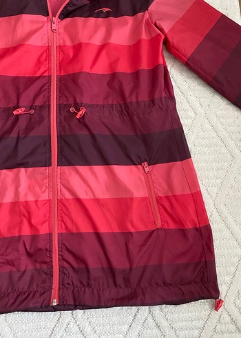 Maraton Pembe Kapüşonlu Yağmurluk - Görsel 3