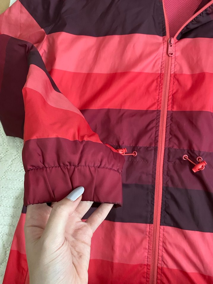 Maraton Pembe Kapüşonlu Yağmurluk - Görsel 5