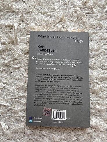 Kan Kardeşler Ernst Haffner Kitap