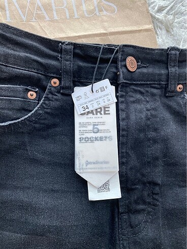 34 Beden Stradivarius High Waist Jean Skirt