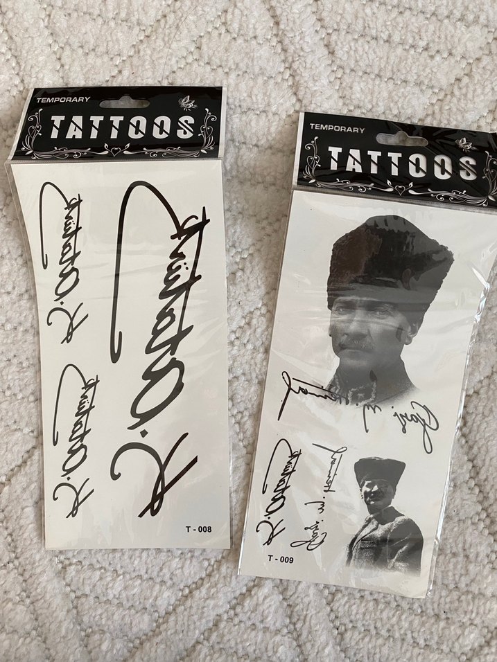 Atatürk Geçici Dövme - Görsel 4
