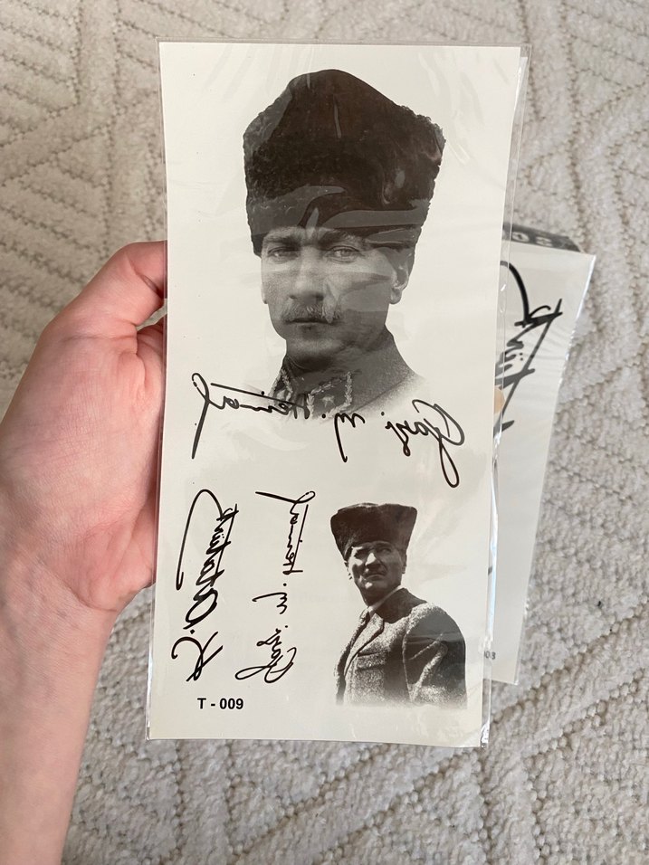 Atatürk Geçici Dövme - Görsel 2