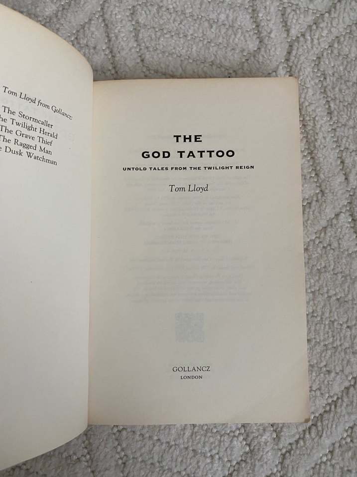 The God Tattoo - Tom Lloyd Mitoloji Kitabı - Görsel 2