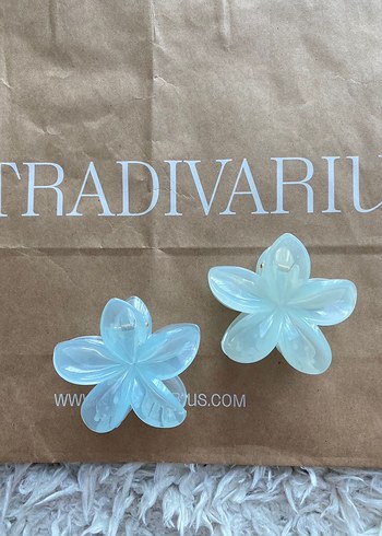 Lotus Mavi Çiçek Toka - Görsel 4