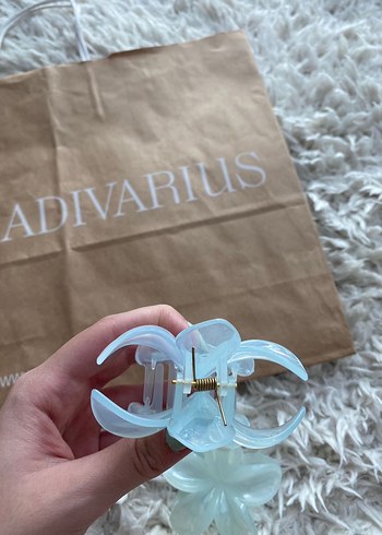 Lotus Mavi Çiçek Toka - Görsel 6