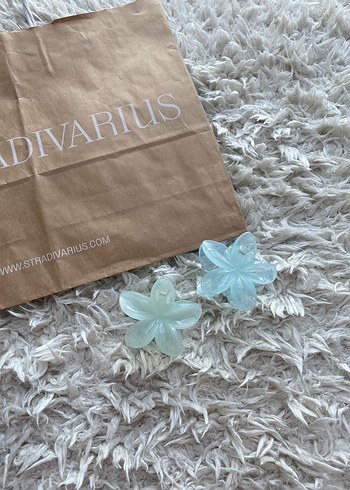 Lotus Mavi Çiçek Toka - Görsel 5