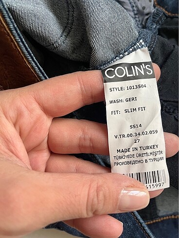 27 Beden lacivert Renk Colin's Kadın Kot Şort