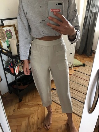 Zara keten yuksek bel pantolon
